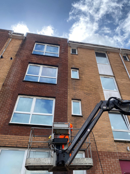 Exterior brickwork cleaning Shettleston