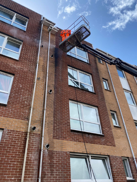 Outside brickwork cleaning Shettleston