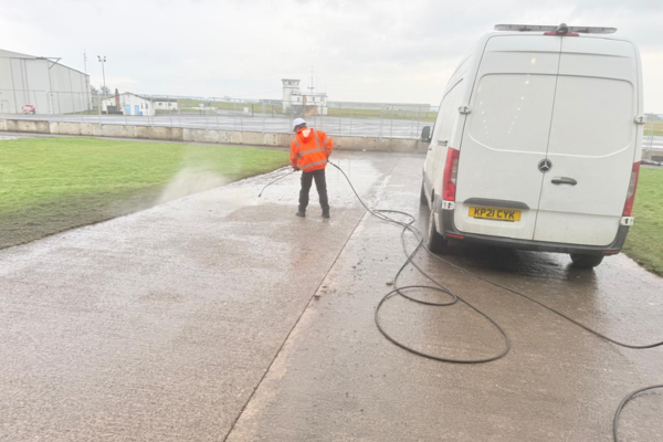 Helicopter Apron Cleaning Carlisle