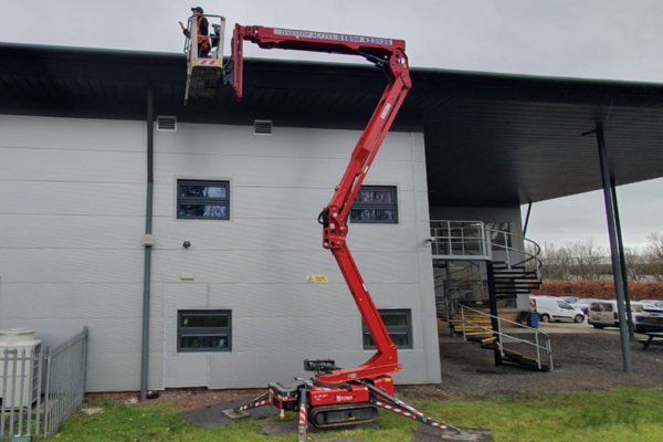 Gutter Cleaning On Industrial Unit